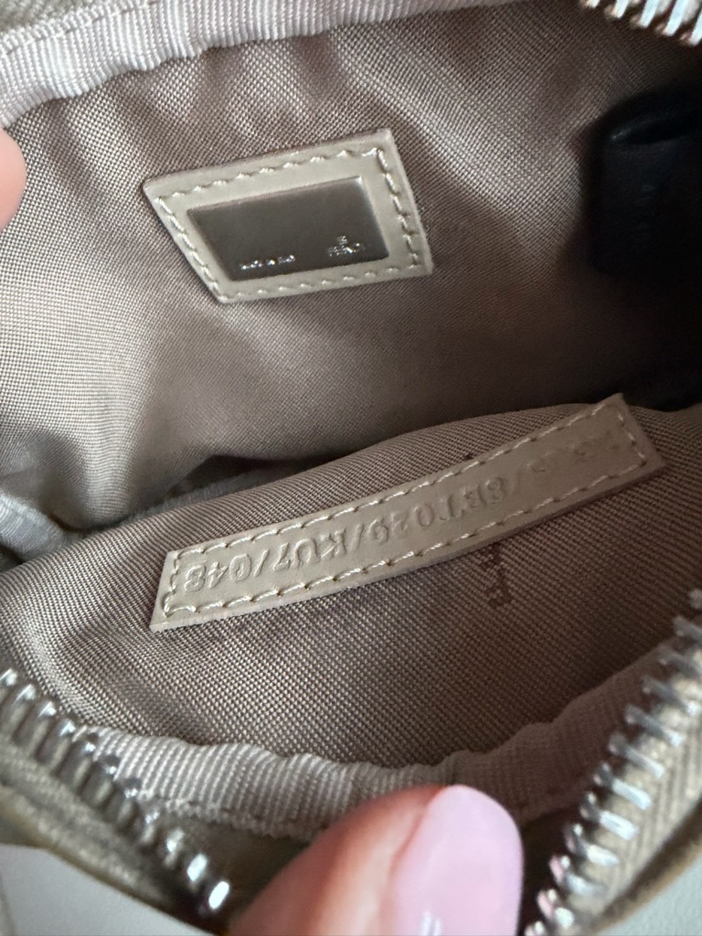 Fendi Monogram Crossbody mini Bag in Light Beige and Ivory - Picture 7 of 14